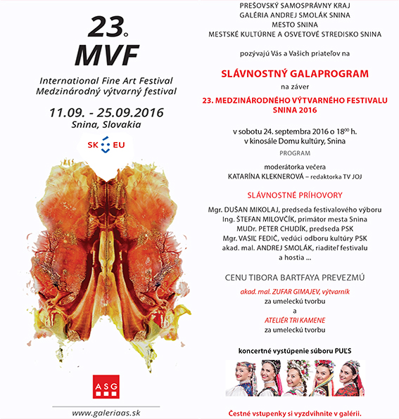 Plenér ´16 - 23. Medzinárodný výtvarný festival